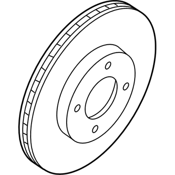 Nissan 40206-4CU0B Rotor Disc Brake Front