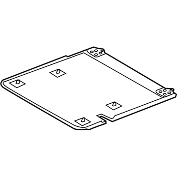 Ford DE9Z-7460512-CH Under Cover