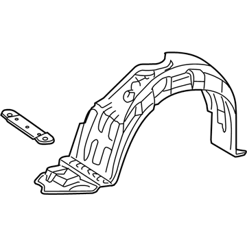 Toyota 53876-02110 Fender Liner