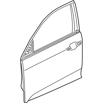 Honda 67050-TBA-A00ZZ Panel, L. FR. Door (DOT)