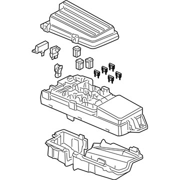 Honda 38250-SDB-A22 Box Assembly, Relay