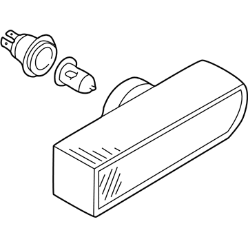Nissan 26185-7Z800 Lamp Assembly-Side Marker, LH