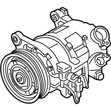 BMW 64-52-9-330-825 Air Conditioning Compressor With Magnetic Coupling