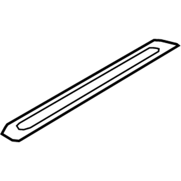 Kia 85883G5000WK Trim-Front Step Plate, R