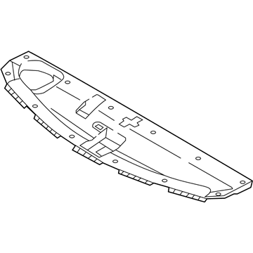 Hyundai 86362-4Z000 Cover-Radiator Grille Upper