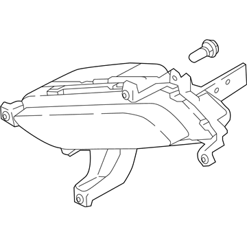 Kia 92202A7500 Front Fog Lamp Assembly, Right