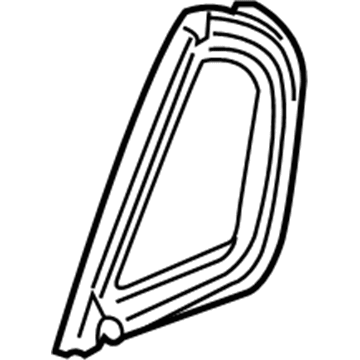 Acura 73491-SEP-A01 Seal, Left Rear Door Quarter