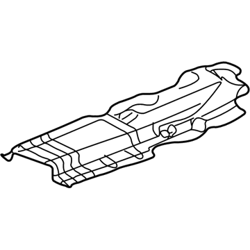 Honda 74600-S9A-000 Plate, Floor Heat Baffle