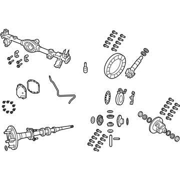 Mopar 68401549AA Axle-Service Rear