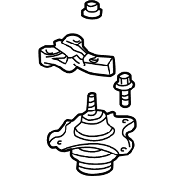 Honda 50820-S5A-013 Rubber Assy., Engine Side Mounting