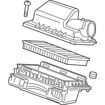 GM 84009416 Air Cleaner Assembly