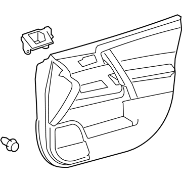 Toyota 67610-0E100-C0 Door Trim Panel