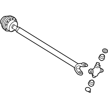 Ford 1L2Z-4A376-AA Drive Shaft Assembly