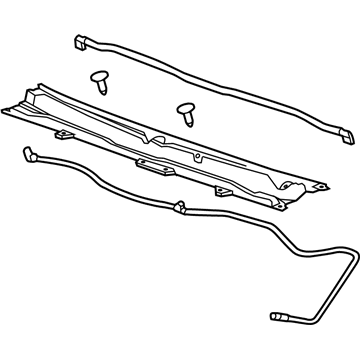 GM 23207952 Cowl Grille