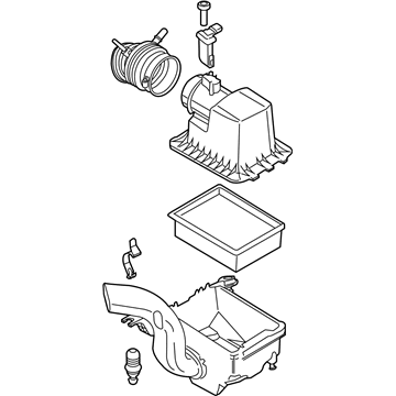 Ford CJ5Z-9600-C Air Cleaner Assembly