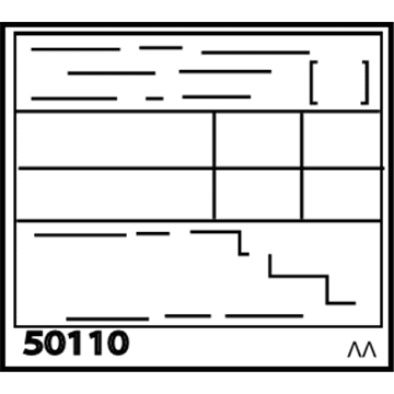 Lexus 42661-60201 Label, Tire Pressure Information