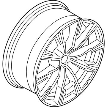 BMW 36-11-8-071-997 Disk Wheel, Light Alloy, In