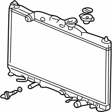 Honda 19010-PPL-A01 Radiator (Denso)