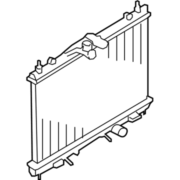 Nissan 21410-ZW40A Radiator Assy