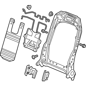 Acura 81526-TJB-A61 Frame Left, Front Back