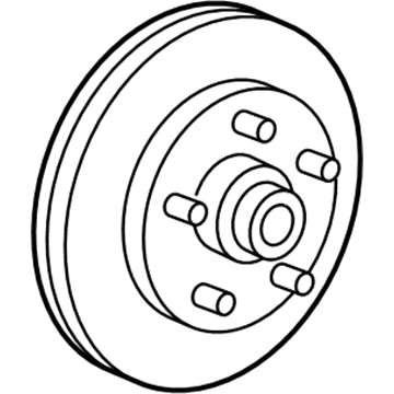 Ford 6L1Z-1125-A Hub & Rotor