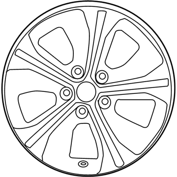 Nissan 40300-5SA3A Aluminum Wheel