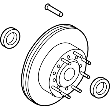 Ford CC3Z-1102-A Hub & Rotor