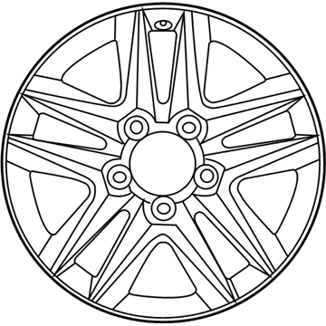 Lexus 4261A-60062 Wheel, Disc Chrome P