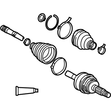 Toyota 04429-0T026 Outer Joint Assembly