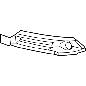 Acura 71107-TZ3-A20 Garnish Left, Front Bumper Lower