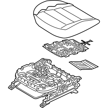 Kia 88200B0930KMT Cushion Assembly-Front Seat