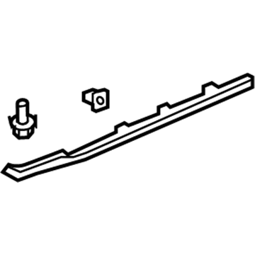 Honda 72516-SHJ-A00 Cover Assy., R. Slide Door Rail (Upper)