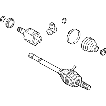 Lexus 42340-0R010 Shaft Assembly, RR Drive