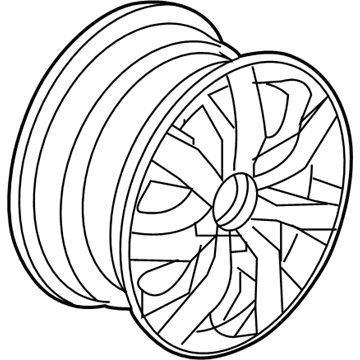 Honda 42700-TA0-A74 Disk, Aluminum Wheel (17X7) (1/2J) (Tpms) (Enkei)