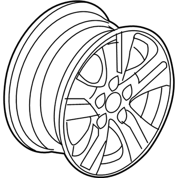 Honda 42700-TA0-A91 Disk, Aluminum Wheel (16X6 1/2J) (Tpms) (Enkei)