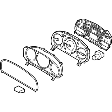 Hyundai 94001-3J170 Cluster Assembly-Instrument(Mph)