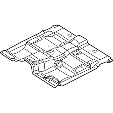 Mopar 55256236AG Pan-Front Floor