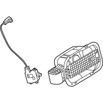 Kia 81595R0000 HOUSING-FUEL FILLER