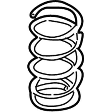 Nissan 55020-4Z006 Spring-Rear Suspension