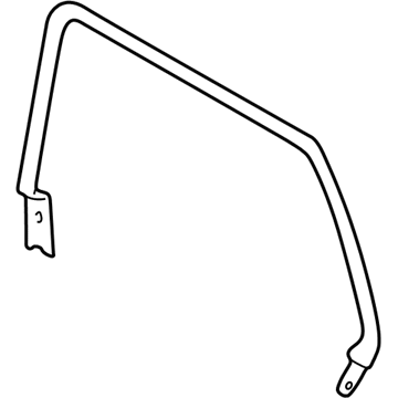BMW 51-34-8-265-987 Cover, Window Frame, Door Rear Left