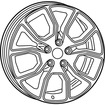 Mopar 6QP26NTSAA Aluminum Wheel