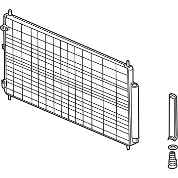 Honda 80110-TK8-A01 Condenser Assy. (Denso)