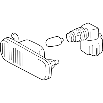 Lexus 81750-48010 Lamp Assy, Rear Side Marker, RH