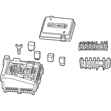 GM 84044722 Fuse & Relay Box