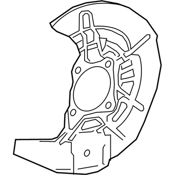 Lexus 47782-0E050 Cover, Disc Brake Dust