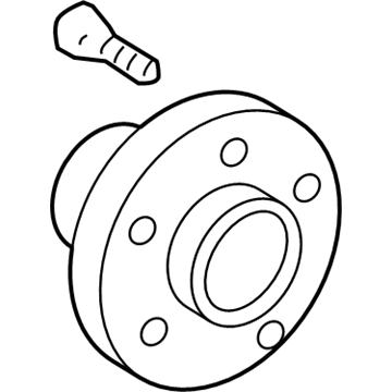 Lexus 43550-0E011 Wheel Bearing And Hub Assembly