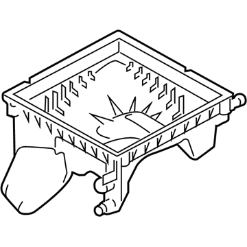 GM 13468543 Air Cleaner Body