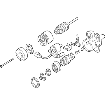 Infiniti 2330M-CG00ARW Motor Assembly-Starter REMAN