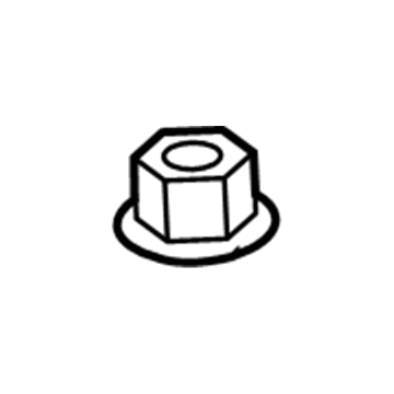 Acura 90365-TBA-A00 NUT, SELF-LOCK (10MM)