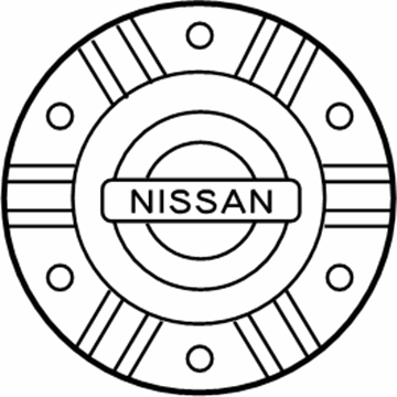 Nissan 40315-CA100 Disc Wheel Cap